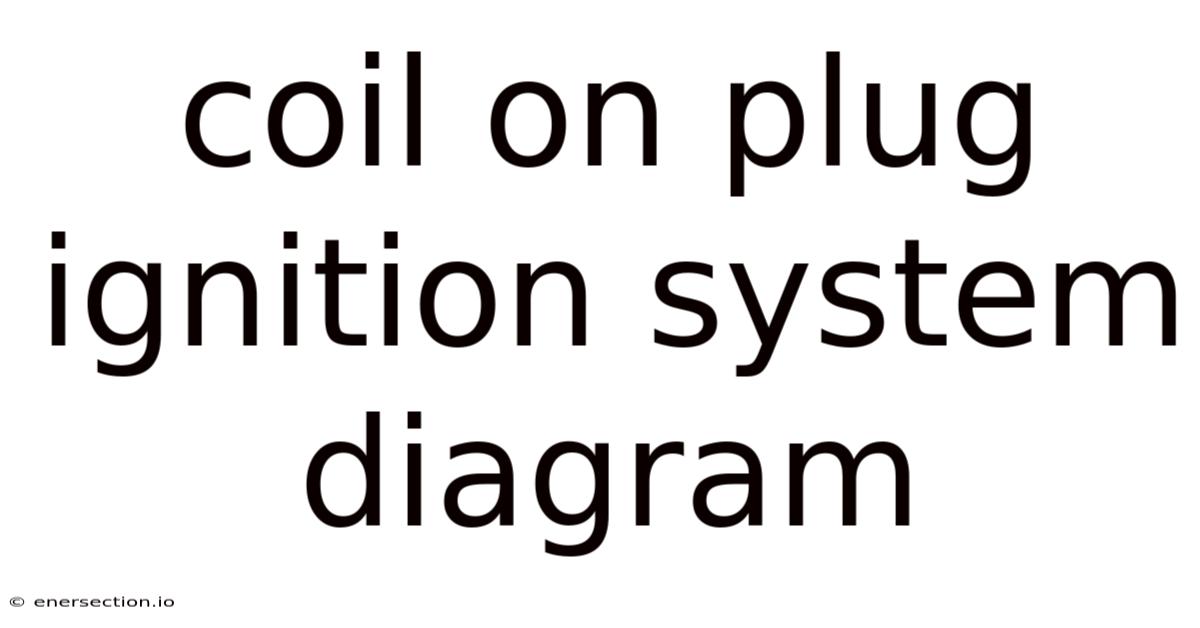 Coil On Plug Ignition System Diagram