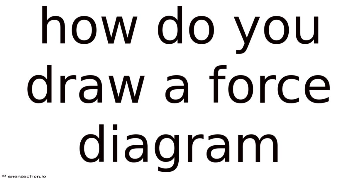 Forcep Draw How Do You Draw A Force Diagram