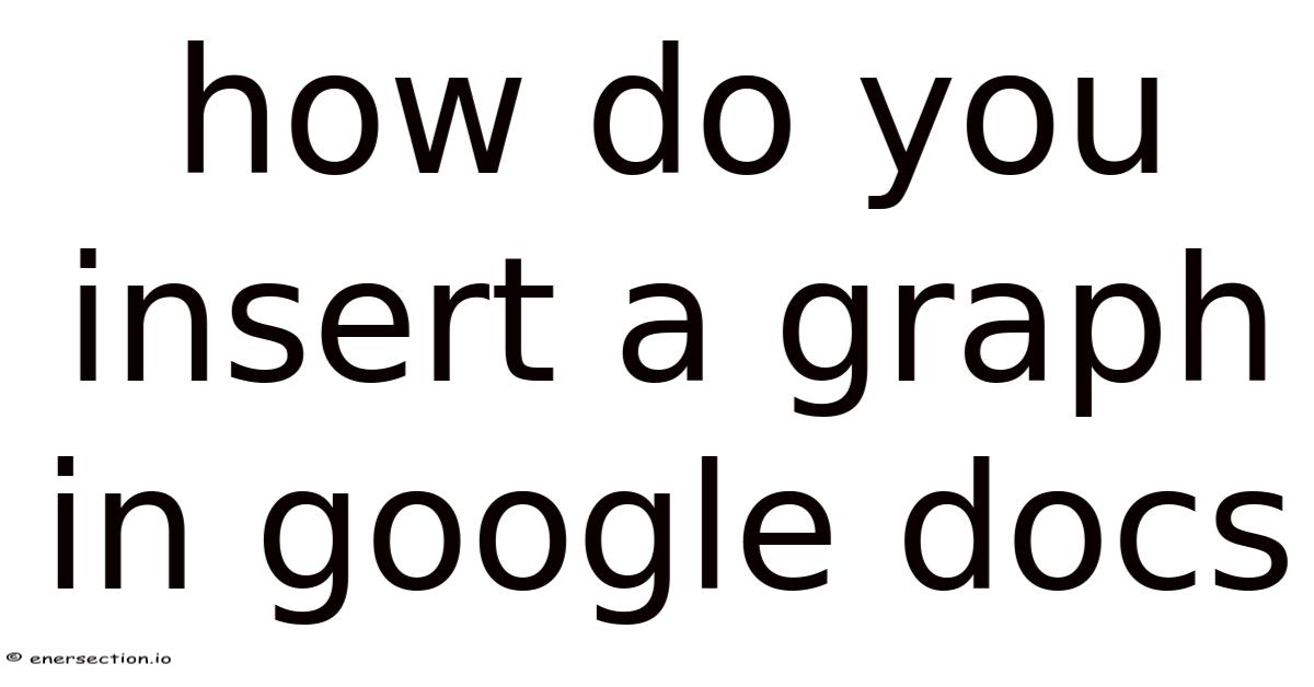 How Do You Insert A Graph In Google Docs